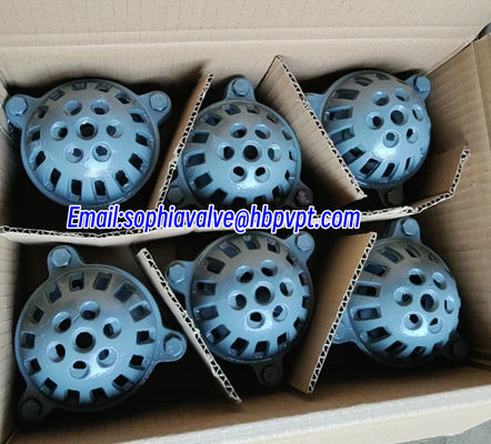 GG20 BS21 cast iron resilient seal foot valve