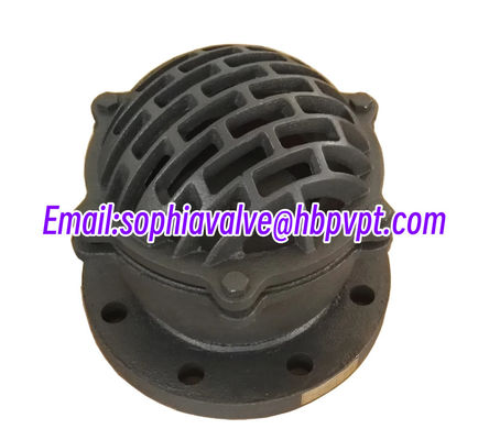 BS4504 PN10/16 EPDM flanged foot valve