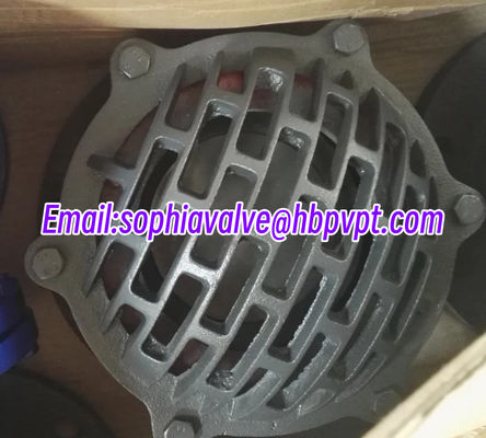BS4504 PN10/16 EPDM flanged foot valve