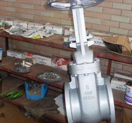ASTM A126B cast iron flanged gate valve