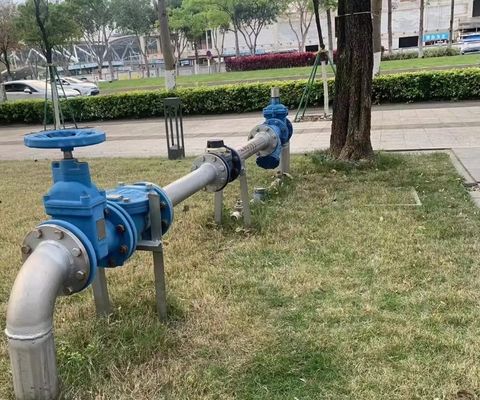 ASTM A126B cast iron flanged gate valve
