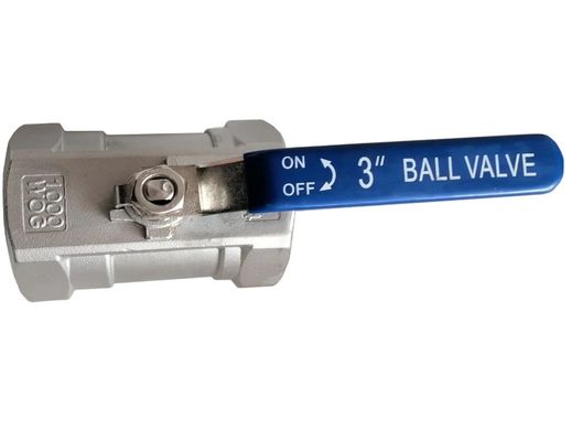 2'' 304 stainless steel thread ball valve