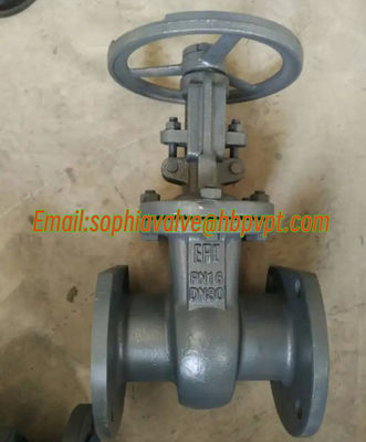 GOST standard PN10/16 metal seal gate valve