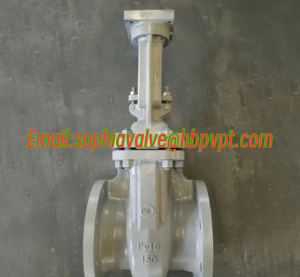 GOST standard PN10/16 metal seal gate valve
