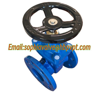 BS1563 PN10/16 non-rising stem flanged gate valve