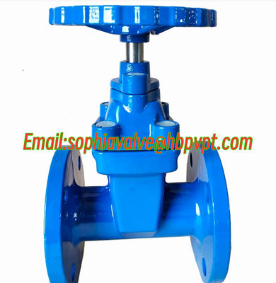 BS1563 PN10/16 non-rising stem flanged gate valve