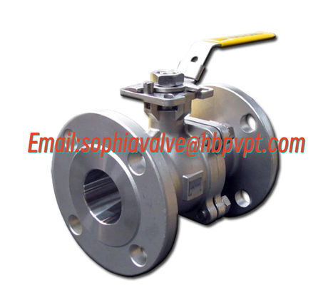 stainless steel PTFE CF8M floating ball valve
