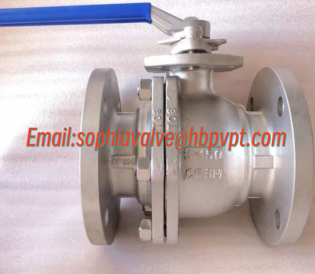 stainless steel PTFE CF8M floating ball valve