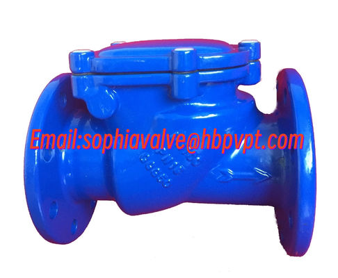 EPDM resilient seal British standard flanged check valve