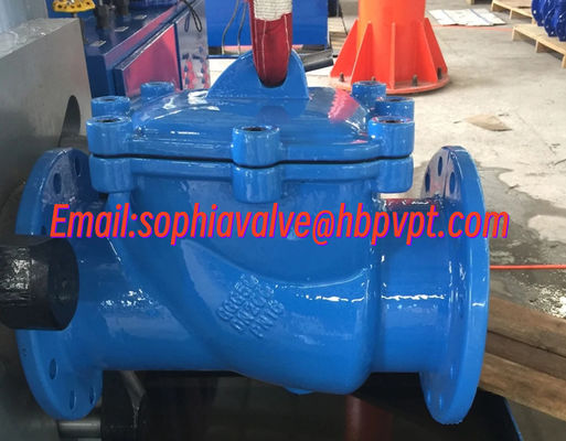 EPDM resilient seal British standard flanged check valve