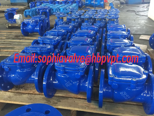 EPDM resilient seal British standard flanged check valve
