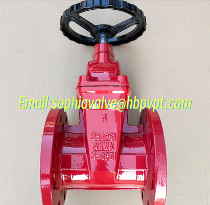 AWWA 250PSI flanged gate valve