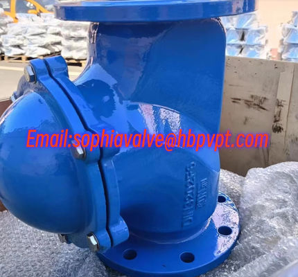 DIN3202 F6 cast iron ball type check valve factory