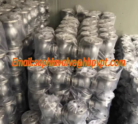 DN200 PN16 GGG50 cast iron flanged check valve