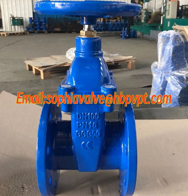 BS1563 resilient seal gate valve handwheel operation