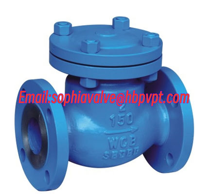 ANSI 150/300/600LB swing check valve with flanged