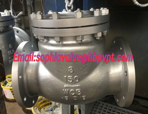 ANSI 150/300/600LB swing check valve with flanged