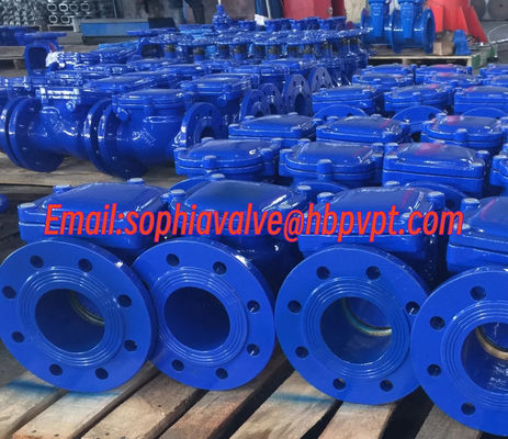GGG50 cast iron resilient seal check valve