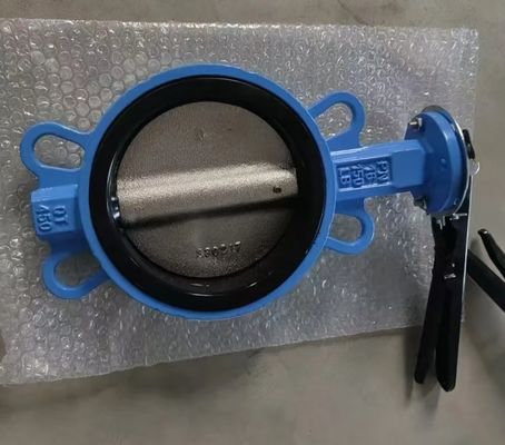 JIS 5K 10K lever operation ductile iron butterfly valve