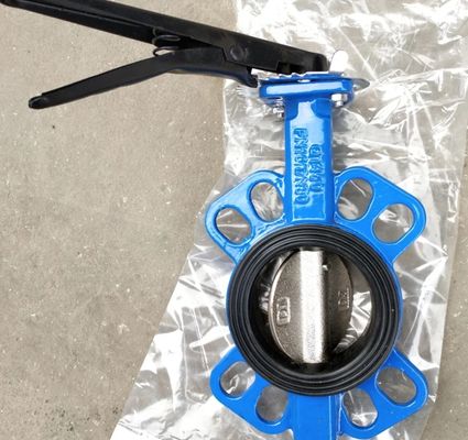 JIS 5K 10K lever operation ductile iron butterfly valve