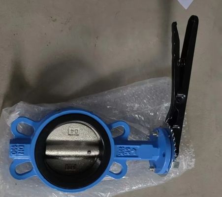 JIS 5K 10K lever operation ductile iron butterfly valve