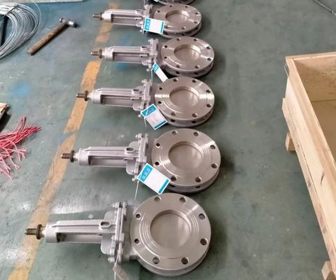PZ73H metal seal knife gate valve according to JIS standard