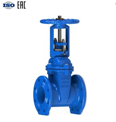 DIN rising stem PN16 resilient seal gate valve