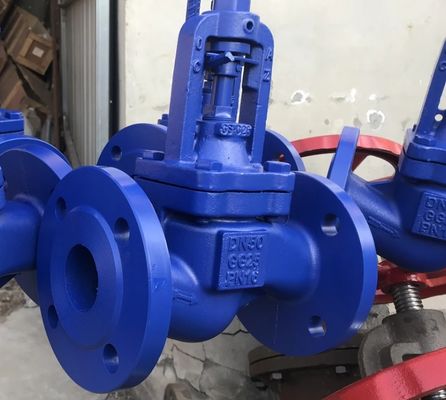 WJ41H DIN standard PN10 bellows globe valve factory from China