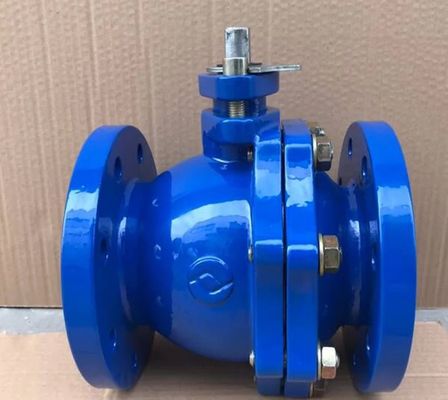 Q41F ANSI flanged cast iron ASTM A126-B ball valve