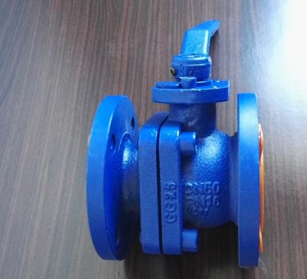 Q41F ANSI flanged cast iron ASTM A126-B ball valve