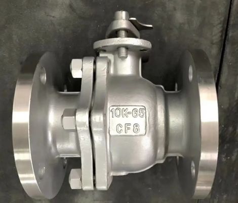Q41F Stainless steel CF8 2-PC JIS10K ball valve