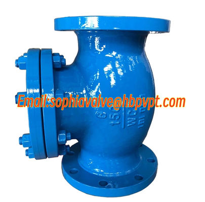 H44H cast steel WCB flanged swing check valve