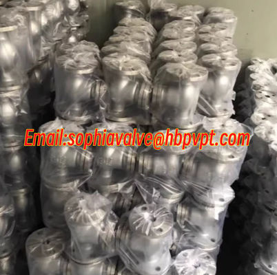 150LB WCB ANSI flanged metal seal check valve