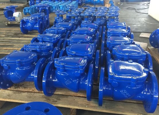 H44T-16Q ductile iron DIN swing check valve manufacturer with good quality