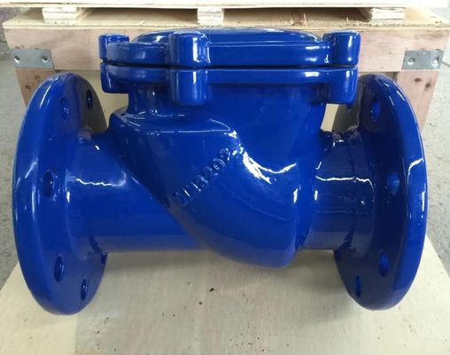 H44T-16Q ductile iron DIN swing check valve manufacturer with good quality