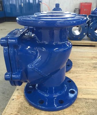 H44T-16Q ductile iron DIN swing check valve manufacturer with good quality
