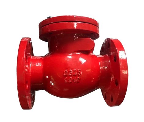 H44T PN10/16 metal seal flanged swing check valve with competitive price