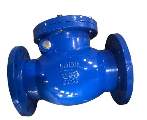 H44T PN10/16 metal seal flanged swing check valve with competitive price