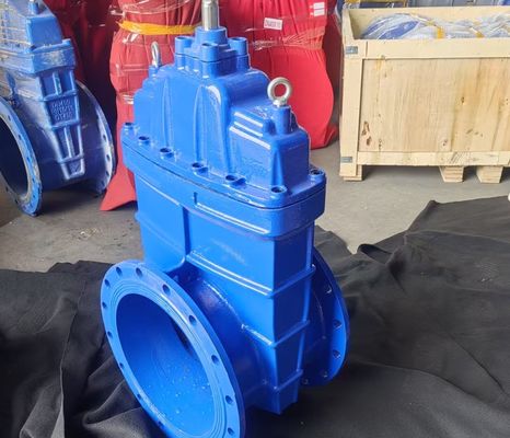 DIN standard GGG50 Non-rising stem（NRS） PN10 gate valve brand PVPT