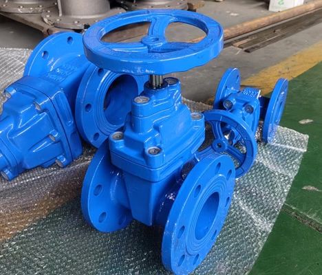 DIN GGG50 Non-rising stem PN10 gate valve