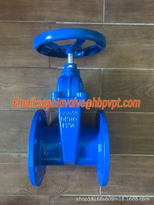 DN250 PN16 GGG50 cast iron gate valve
