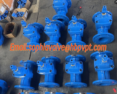 DN250 PN16 GGG50 cast iron gate valve
