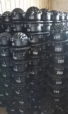 PN2.5 PN10 PN16 ductile iron flanged foot valve, suitable medium water