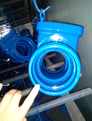 body GGG50 bonnet GGG50 PN16 ductile iron resilient seal socket gate valve