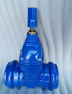 body GGG50 bonnet GGG50 PN16 ductile iron resilient seal socket gate valve