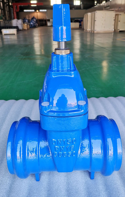body GGG50 bonnet GGG50 PN16 ductile iron resilient seal socket gate valve