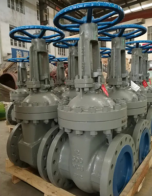DN400 WCB PN25 cast steel gate valve factory with good quality and competitive price