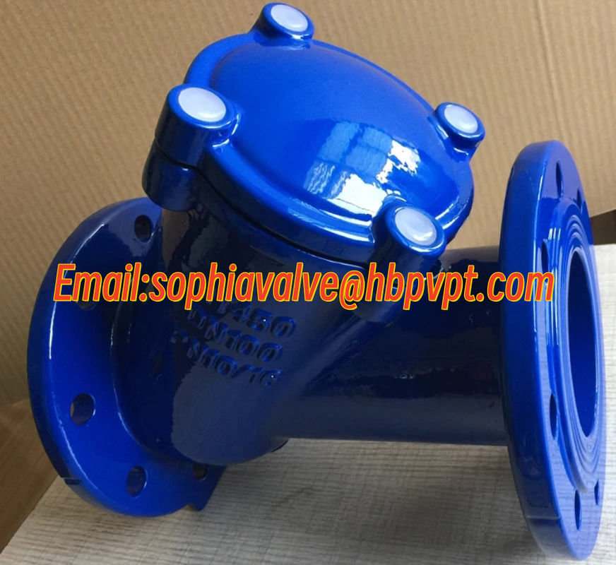Ductile iron DN100 PN10/16 ball type check valve
