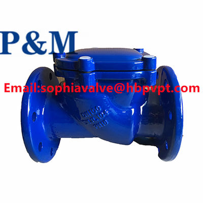DN100 PN16 GGG50 swing check valve