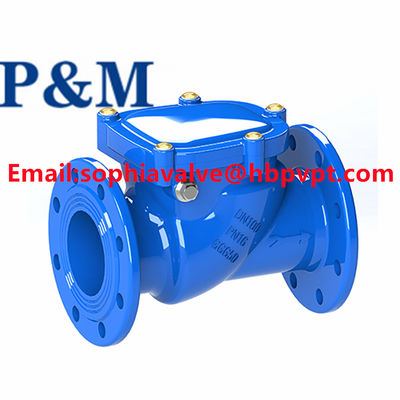 DN100 PN16 GGG50 swing check valve
